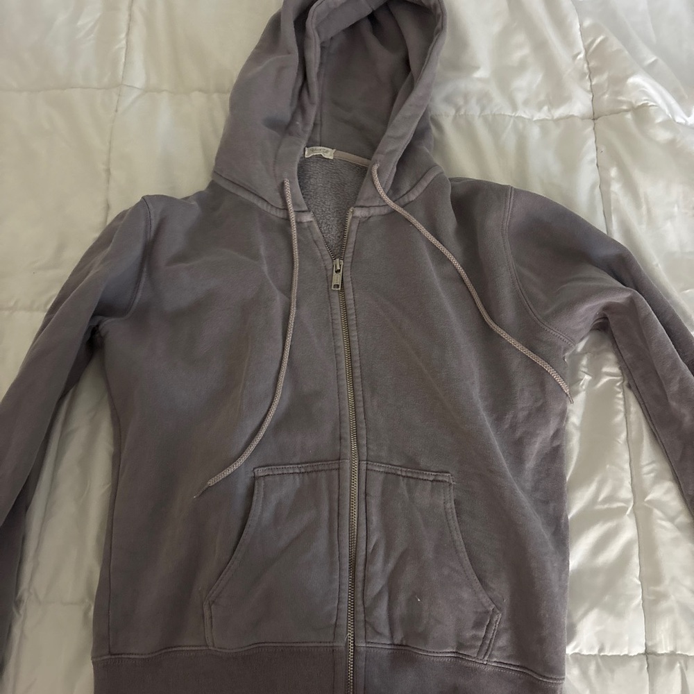 Brandy Melville purple zip up jacket